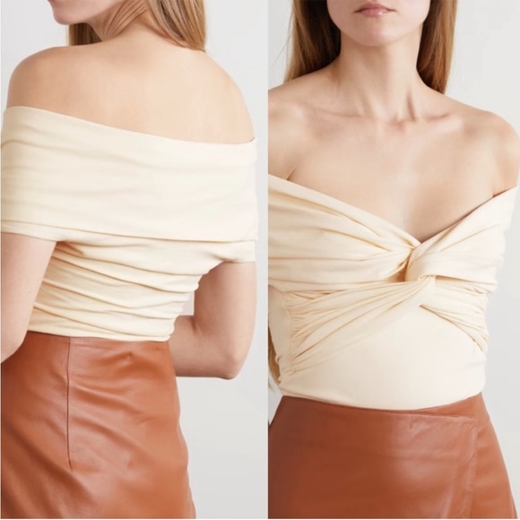 KHAITE off shoulder bodysuit - Picture 1 of 4